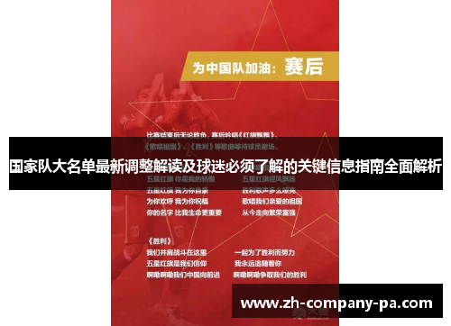 国家队大名单最新调整解读及球迷必须了解的关键信息指南全面解析 国家队大名单最新调整解读及球迷必须了解的关键信息指南全面解析